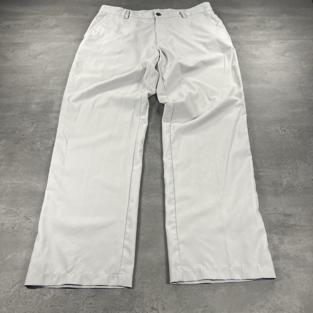 Adidas‎ Golf Pants Mens 32x30 Gray Adizero Tour Performance Straight Lightweight